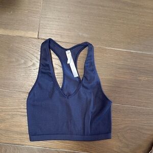 FP Movement by Free People Deep Blue Racerback Sports Bra
